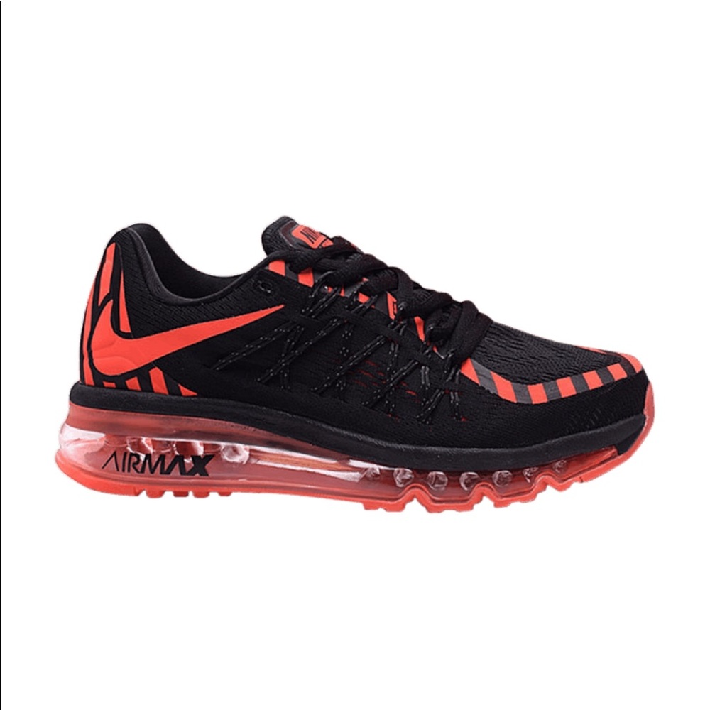Nike Air Max 2015 NR Black Lava Mesh Running Shoes